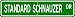 schnauzer9  - Standard Schnauzer STREET SIGN High Quality Aluminum Dog