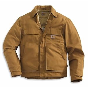 Buy Carhartt Mens Quilted Flame Resistant Jacket XLT Dk Navy - FRJ003 by Carhartt