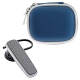 OEM Blackberry HS-700 Wireless Bluetooth Headset + Blue Bluetooth Headset Carrying Pouch Case for LG, Nokia, Sanyo, HTC, Google, T-Mobile, Motorola, Samsung, Android, iPhone, Blackberry and Windows Smartphones