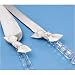 Beverly Clark 92N Love Knot Cake Knife and Server Set - White