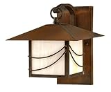 10-Inch Solid Brass Outdoor Wall Light