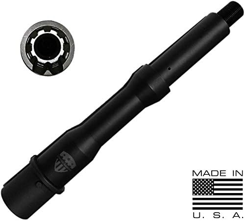 7.5" Chrome Moly Black Nitride 5.56 .223 Barrel 1x9 Twist