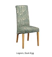 Alton Scroll Back Dining Chair (Light Leg)