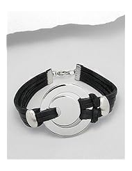 Black Leather Bracelet