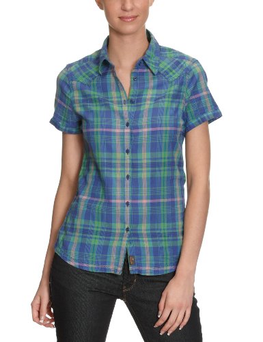 Wrangler Damen Bluse , kariert W5021B27B, Gr. 36/38 (S), Blau (Baja blue 7B) Preisvergleich