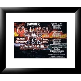 OPETH Defenders of the Faith 2008 - Framed Original Advert