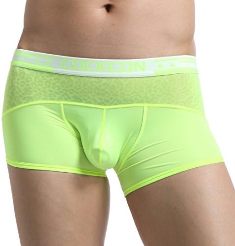 Fashion Men's Comfortable Lace Splicing Underwear Boxer Briefs 8 Colors