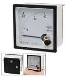 Amico Panel Mounting AC 0-30A Analog Current Meter Ammeter