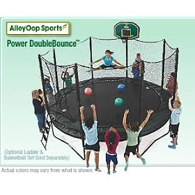 AlleyOop DoubleBounce plus PowerBounce System with integrated Safety Enclosure