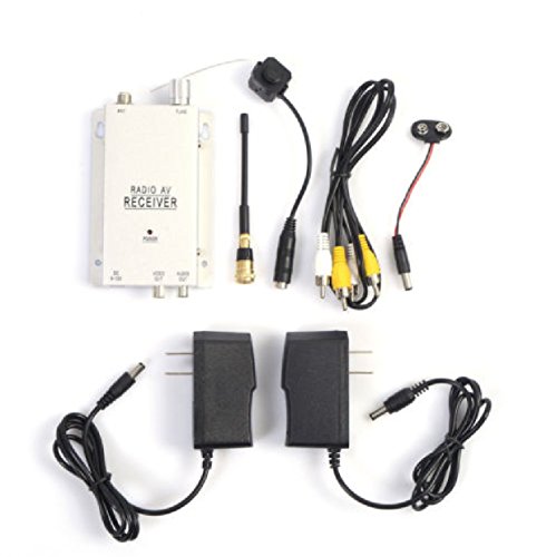 podofo Home Security Av Receiver Wireless Camera HDE CCTV Video Surveillance Mini Nanny Spy Cam Night Vision System Hidden Pinhole Micro Complete
