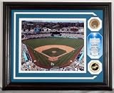 Los Angeles Dodgers Dodger Stadium Authenticated Infield Dirt Photomint with Gold Coin