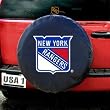 New York Rangers NHL Spare Tire Cover by Fremont Die (Black)