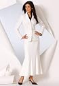 metrostyle Trumpet Skirt Suit