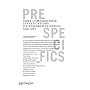Pre-Specifics: Some Comparatistic Investigations o&hellip by Vera Buhlmann