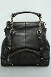 Hype Handbags The Jessie Crossbody Satchel in Black,Bags (Handbags/Totes) for Women