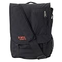 Saphire Flap-Pocket Messenger Bag - Black