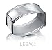 Sterling Silver Louisiana Napkin Rings with Gift Box - Easy to engrave for Anniversary, Weddings, Christmas or Holidays