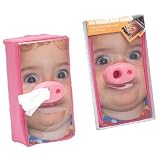 Fun Tissue Box Cover with Pig Nose, Use Your Own Photos