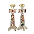 Shalom Shabbat Candle Holders