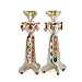 Shalom Shabbat Candle Holders