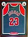 Michael Jordan Autographed / Signed Framed Chicago Bulls Black Jersey (Upper Deck)