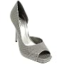 Jessica Simpson Croc Print Peep Toe Pumps