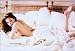 Angelina Jolie on Bed Showing Off Tattoos Sexy Poster Print 34 X 23.5 Nude