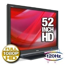 Toshiba REGZA 52XV645U 52-Inch 1080p 120Hz LCD HDTV, Black