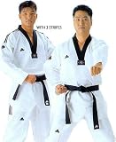 Adidas Grandmaster TKD Uniform with 3 Stripes