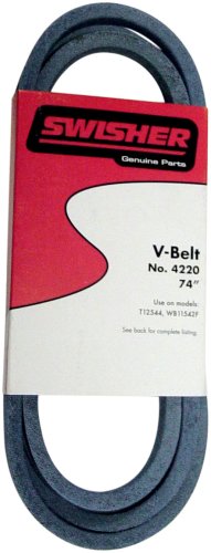Swisher Mower 74-Inch Belt - Fits T12544, WB11542F, PST67522, WB80042F, WB942 #4220