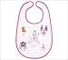 Baby Cie Washable Bib Pink Polka dot princess ~ NEW