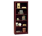 Bush 5 Shelf Bookcase - Saratoga Executive Collection (Harvest Cherry) (72H x 30W x 12.5D)