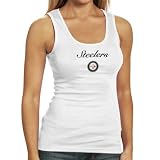 NCAA Pittsburgh Steelers Womens Iconic Tank Top - White (Medium)