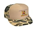 Just another friggin' day in the paradise that I call GEOLOGY Adult Mesh Back Cap / Hat Brown Camo