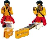 Jimi Hendrix Incense Burner - Flaming Guitar Incense Burner - Approximately 5 to 7 Tall By 12 Wide