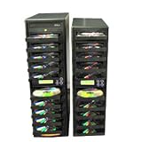 Produplicator 20 Burner Daisy Chain 20X DVD CD Duplicator Machine + Removable 250GB Hard... by 