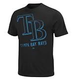 Majestic Tampa Bay Rays Winning Sign T-Shirt - Black (Medium)