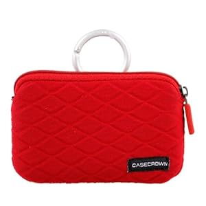 Casecrown Basic Neoprene Case For Apple Ipod Nano And Accessories- Red