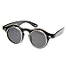 zeroUV - Small Retro Steampunk Circle Flip Up Glasses / Sunglasses