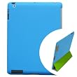 Rasfox Blue Smart Cover Workable TPU Gel Skin Back Case For Apple iPad 2 Generation