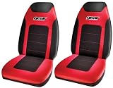 Front Bucket Car Truck SUV Seat Covers - Gear Racing - Red - Pair