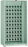 ＴＲＵＳＣＯ　ツーリング保管庫　ＢＴ・ＮＴ５０用Ｘ７０個　アクリル戸　ロック付　5097029 VTL1800AD