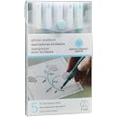 Martha Stewart Crafts Glitter Markers Set, Cool Spectrum