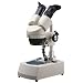 National Optical 447TBL-10 Stereo Microscope with Inclined Head, 10x Eyepiece, 2x, 4x Objective, Transmitted Illumination Light Source, 20x, 40x Magnification