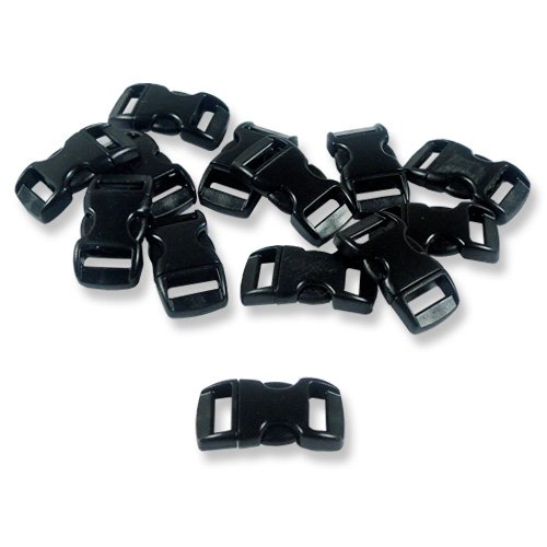 Paracord planet® brand contoured side release black bu…