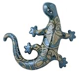 Large Traditional Green Mexican Talavera Lizard Gecko Salamander