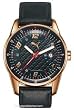 PUMA Men's Race Black Leather Watch #PU14077A0206.039
