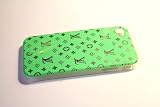 Mint Green Monogram for iPhone 4 Plastic Hard Back Case Cover