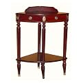 Corner Console Table - Mahogany