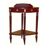 Corner Console Table - Mahogany